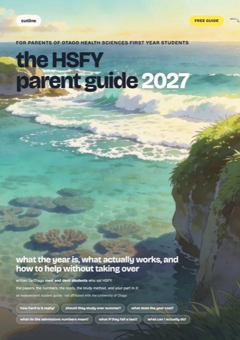 Cover of the HSFY Parent Guide 2027